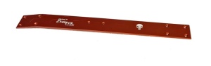 Auslauf - Oktay RC Skidplate 7075 durchgehend rot für Carson