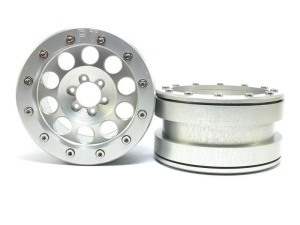 Metsafil Beadlock Wheels PT-REVOLVER silber/silber 2.2 (2)