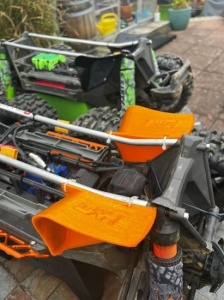 JS-Parts ultraflex Kotflügel vorne für Traxxas Xmaxx orange