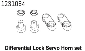 Absima Diff-Lock Servohorn Set CR4.4