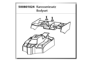 Carson Karosseriesatz/Body Set Virus Rocket 120 2.4GHz