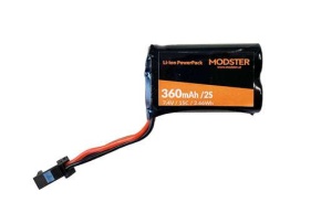 MODSTER LiIon Akku 2S 7.4V 360 mAh Vector SR28/30 Custom-