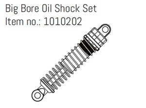 Absima Big Bore Oil Shock Set - EVO/GOAT AB240326