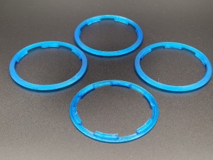 JS-Parts Felgenringe für Arrma Granite 3s (4) blau