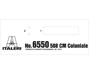 Italeri 1:35 Fiat 508 CM Coloniale m.