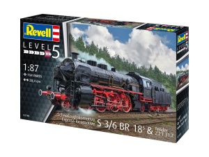 Revell Schnellzuglokomotive S3/6 BR18 mit Tender