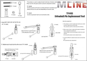 MLine Driveshaft Pin Replacement Tool /