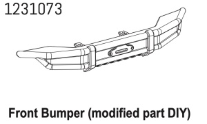 Absima Heavy Duty Stoßfänger vorne (Opt.) CR4.4