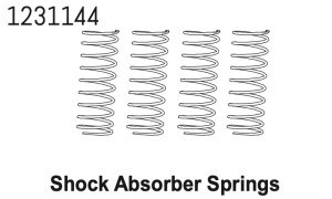 Absima Dämpferfedern CR4.4 (4)
