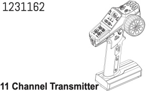 Absima 11-Kanal Fernsteuerung CR4.4