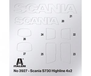 Italeri 1:24 SCANIA S730 Highline 4x2