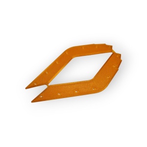 JS-Parts ultraflex Fender hinten für Arrma Kraton 6s orange