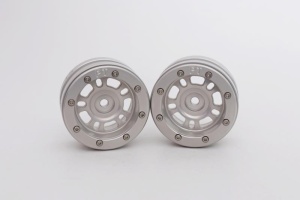 Metsafil Beadlock Wheels PT-Distraktor Silber/Silber 1,9