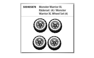 Carson Monster Warrior XL Räderset (4)