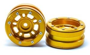 Metsafil Beadlock Wheels PT-Distraktor Gold/Gold 1,9 (2 Stk)