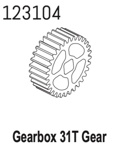 Absima Metallgetriebe 31T-M0.6 CR4.4