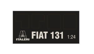 Italeri 1:24 Fiat 131 Abarth Rally  O