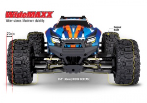 Traxxas WideMAXX 1/10 Monster Truck Brushless BLAU