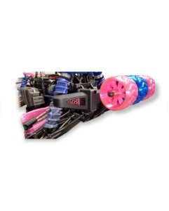 JS-Parts ultraflex Gitter Set für Hobao MTX blau