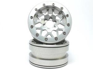 Metsafil Beadlock Wheels PT-MESH silber/silber 2.2 (2) ohne