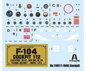 Italeri 1:12 F-104G Cockpit