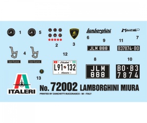 Italeri 1:24 Lamborghini Miura Model