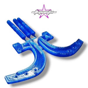 JS-Parts ultraflex Bumper für Mini-LMT 1:18 blau