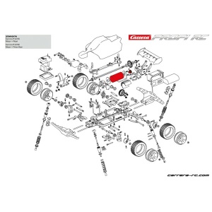 Carrera Profi RC Motor + Ritzel für alle Profi RC Modelle