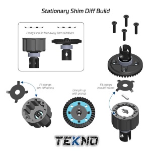 Tekno RC TKR9145 - Differential Shims