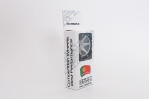 Metsafil Beadlock Wheels PT- Slingshot Silber/Schwarz 1.9