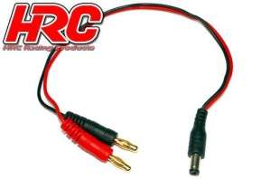 HRC Racing Ladekabel - Gold - Banana Plug zu Futaba Sender